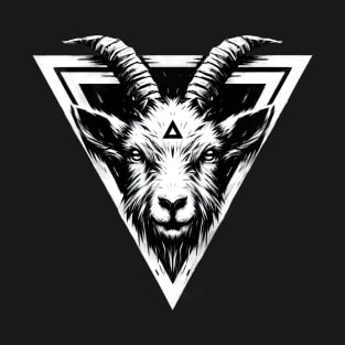 Goat head artwork T-Shirt