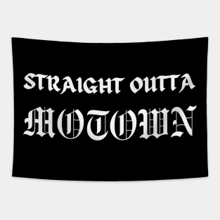 Straight Outta Motown Detroit Michigan Compton Parody Tapestry