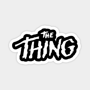 THE THING white logo Magnet