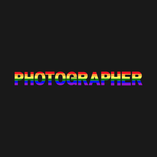 Photographer Rainbow Pride T-Shirt
