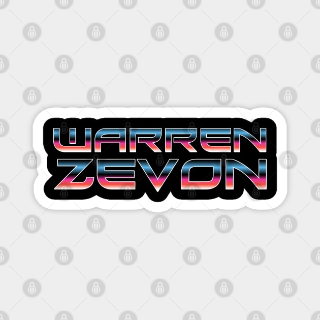 Warren zevon Magnet by Olivia alves