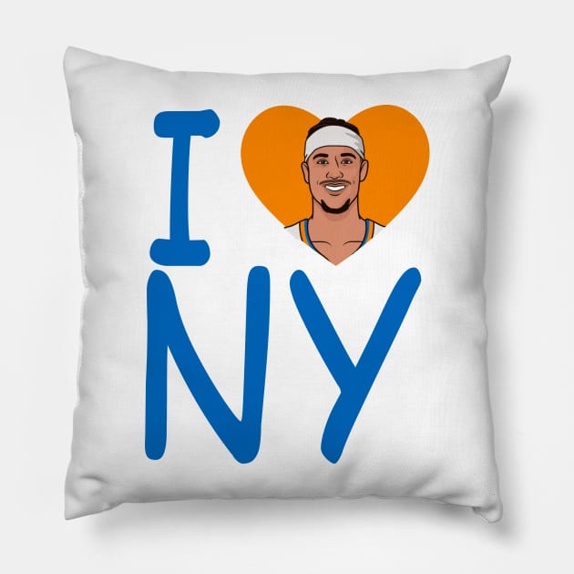 I Hart New York Pillow by Shammgod