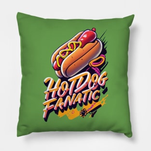 Hotdog Fanatic Pillow