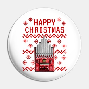 Church Organ Ugly Christmas Organist Church Musician Pin