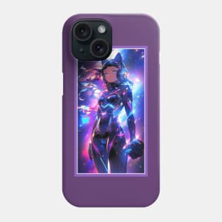 Anime Cute Cat Girl | Sci-Fi Manga Girl Anime Art Phone Case