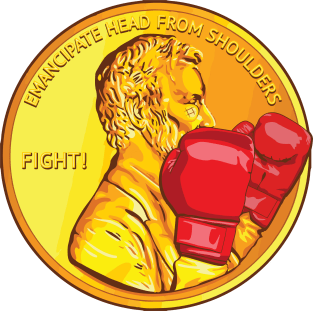 Boxing Abe Lincoln Magnet