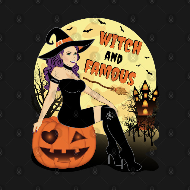 Disover Halloween Witch And Famous Halloween Beautiful Witch - Halloween Witch - T-Shirt