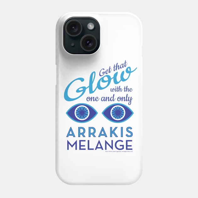 Arrakis Spice Melange Vintage Ad Dune Sticker Phone Case by Markadesign