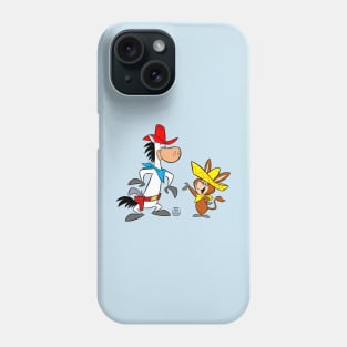 Quick Draw McGraw and Baba Looey in Color Phone Case