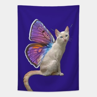 Purple Copper Flitter Kitty Tapestry