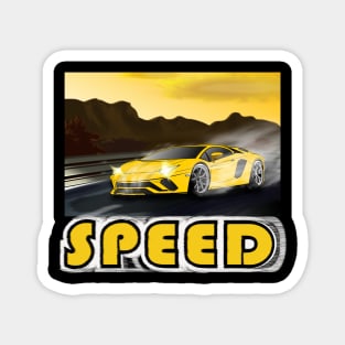 Speed Car Magnet