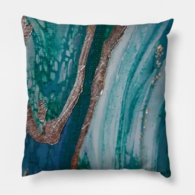 Green vibes Pillow by Artbyarlyssa 