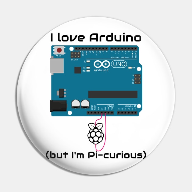 I love Arduino ...but I'm Pi-curious Pin by rorkijon