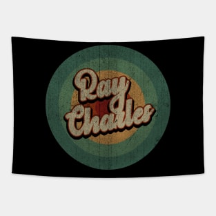 Circle Retro Vintage Ray Charles Tapestry