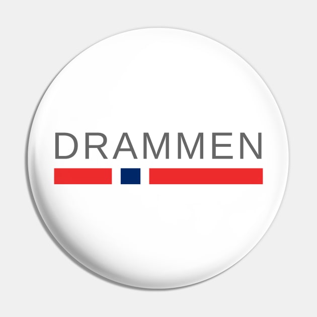 Drammen Norway Pin by tshirtsnorway