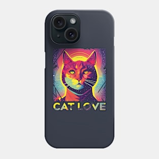 Cat love Phone Case