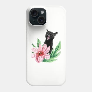 The Yawning cat Phone Case