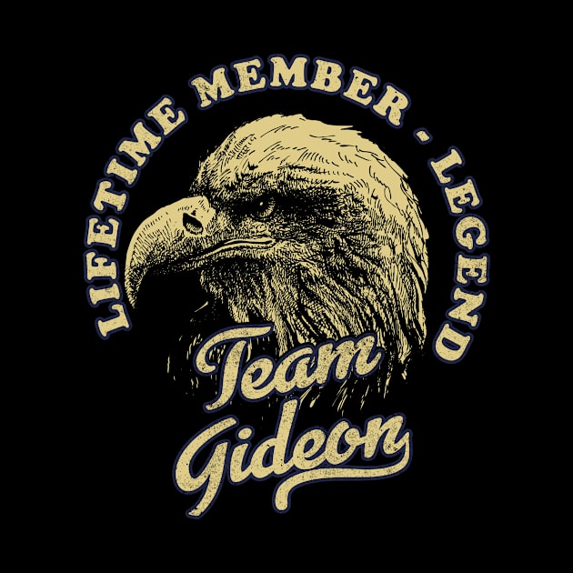 Gideon Name - Lifetime Member Legend - Eagle by Stacy Peters Art