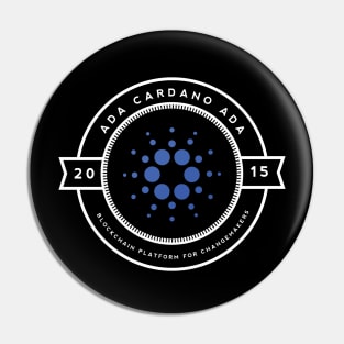 Cardano ADA Cryptocurrency Blockchain Pin