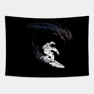 Astronaut Space Surfer Tapestry