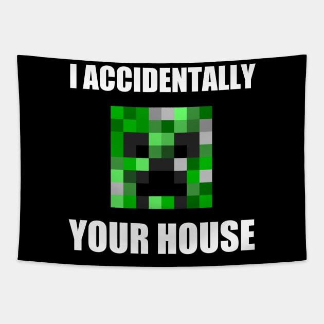 CREEPER MEME Tapestry by Ajiw