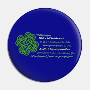 Irish Blessings Pin