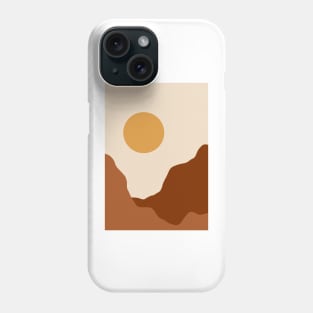 Abstract Sunset Painting 7.6 Phone Case