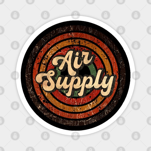 Air Supply vintage design on top Magnet by agusantypo