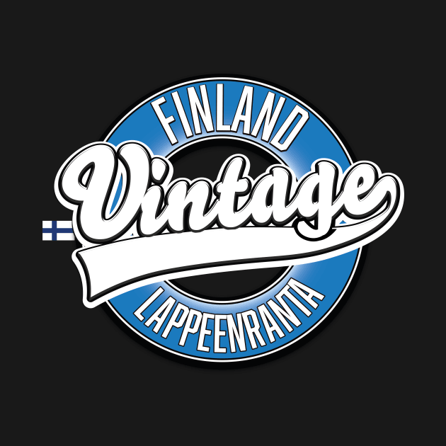 Lappeenranta Finland vintage style logo by nickemporium1