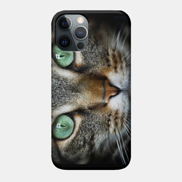 Tabby cat face - Tabby Cat Face - Phone Case