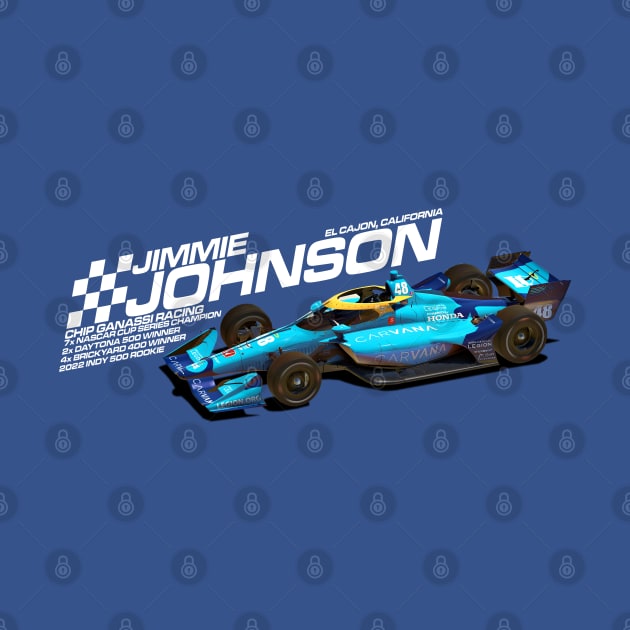 Jimmie Johnson 2022 (white) by Sway Bar Designs