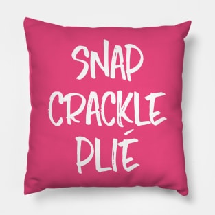 Snap Crackle Plié Pillow