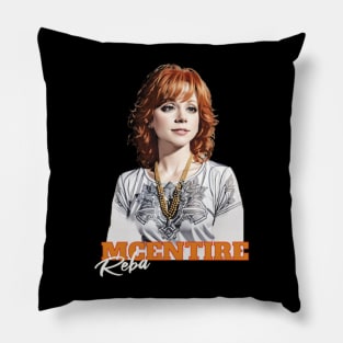 reba // retro ilustration vektor v2 Pillow