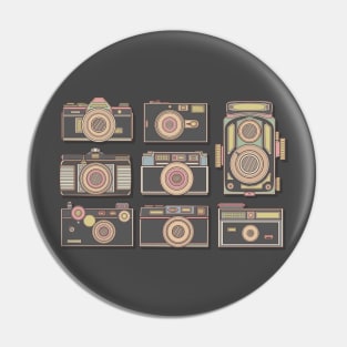 Dark Classic Camera Pin