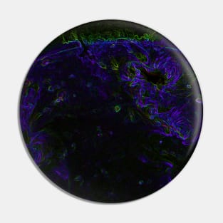 Black Panther Art - Glowing Edges 401 Pin