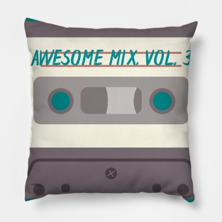 Awesome Mix. Volume 3 Guardians of the galaxy Retro Vintage Pillow