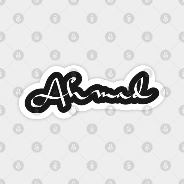 Ahmed arabic name Magnet by Aura.
