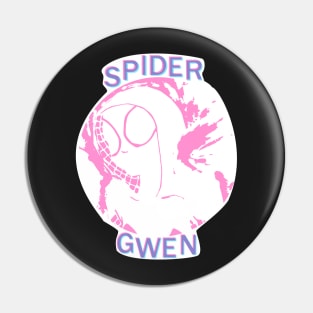 spider-gwen sticker Pin