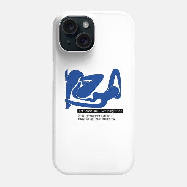 Reclining Nude Phone Case by PopGraphics