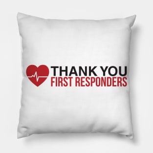 Thank you first responders Pillow