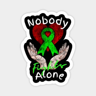 Nobody Fights Alone Mental Health Support Magnet