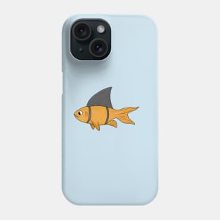 Goldfish with Shark fin Phone Case