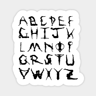 Acro Yoga - Alphabet Magnet