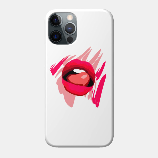 Pink Lips - Lips - Phone Case