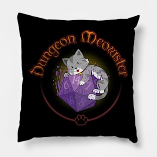 Dungeon Meowster Pillow