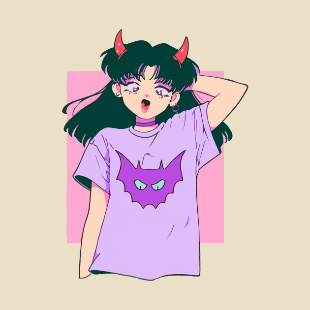 Cute Anime Demon Girl by DragonDream