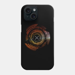 XRP Logo in Sci-Fi Hi-Tech Design Phone Case