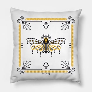 Death Head Moth Pillow