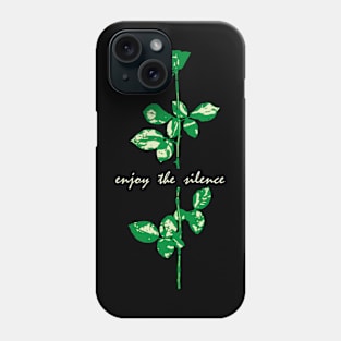 Enjoy The Silence - Green Phone Case