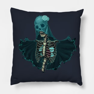Skeleton Upper Body Design Pillow